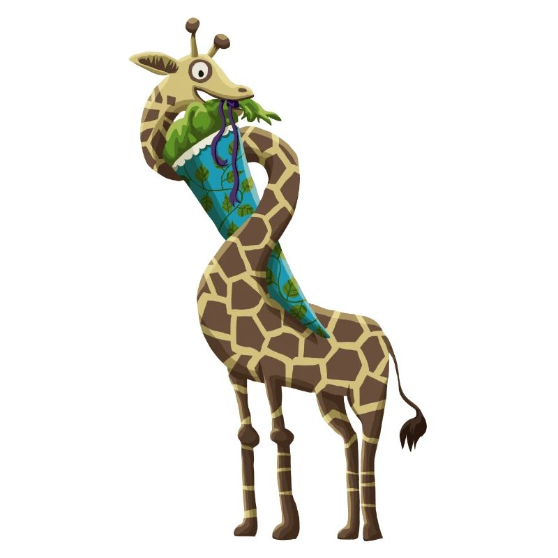 Cône d’école de girafe