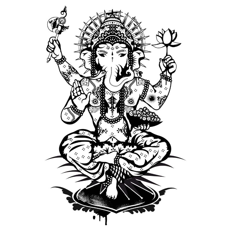 Ganesh, a god with an elephant head