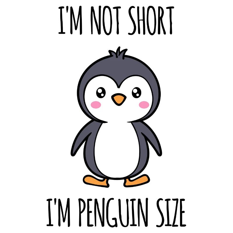 Süß Seevogel Pinguin Tier Vogel Statement