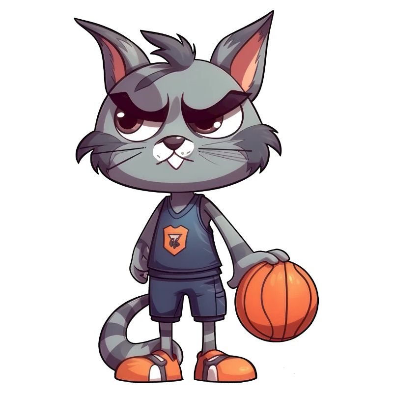 Chat de basket-ball