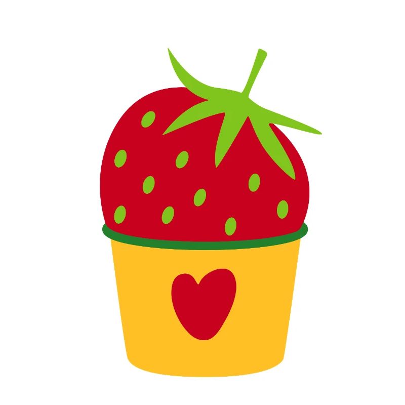 Icecream Eis Erdbeere Erdbeereis Cupcake süß