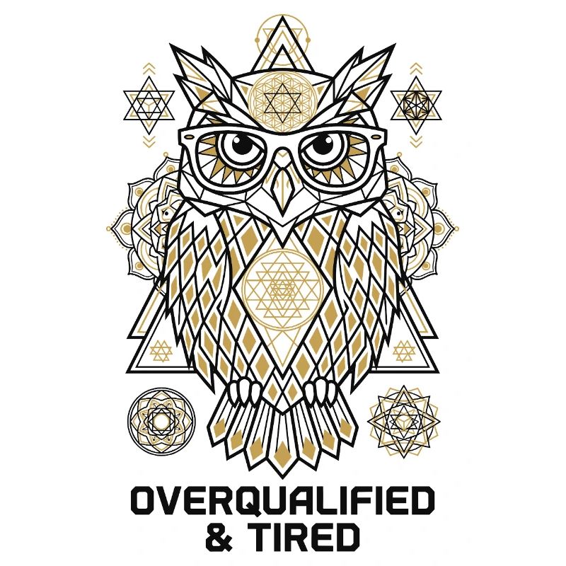 Overqualified Eule Mandala
