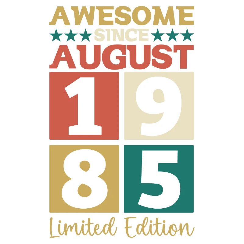 Awesome since August 1985 37. Geburtstag Geschenk