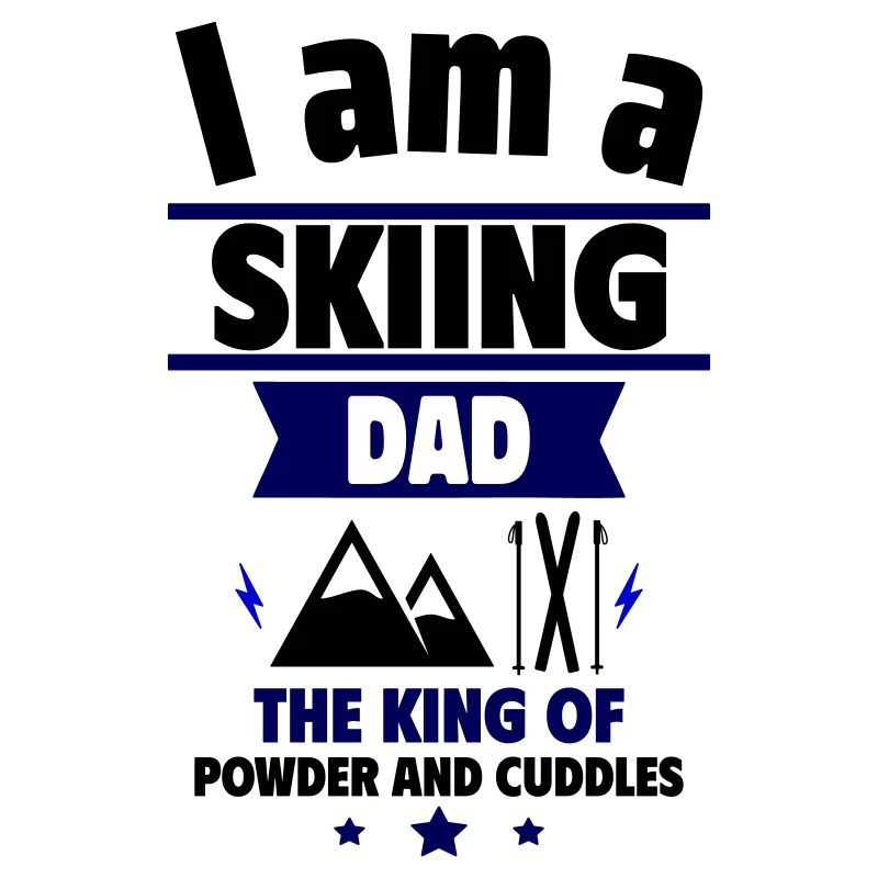 Ich bin ein Skifahrer-Papa: Vatertagsgeschenk