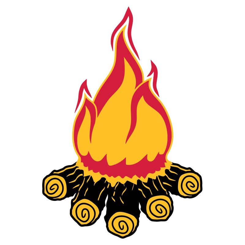 feu de camp camping soir nuit camping camper bois