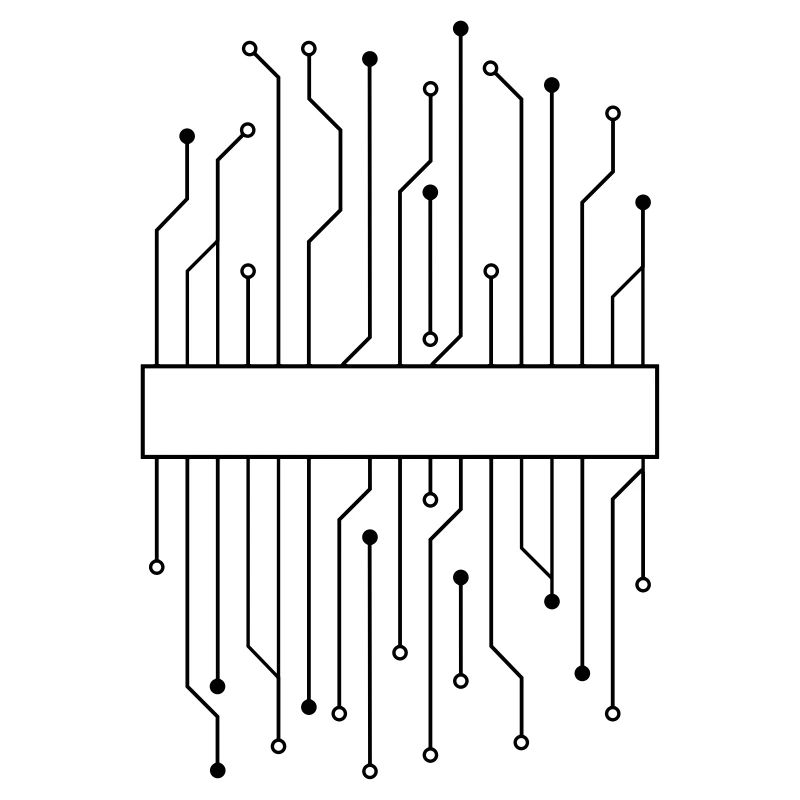 shield frame text circuit wire data microch