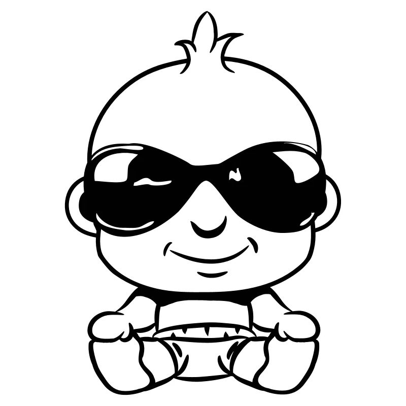 Sonnenbrillel mignon doux bébé