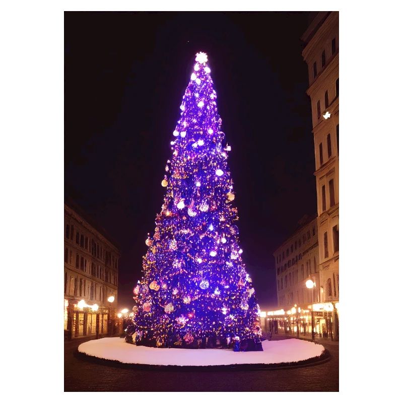 Purple Christmas Tree