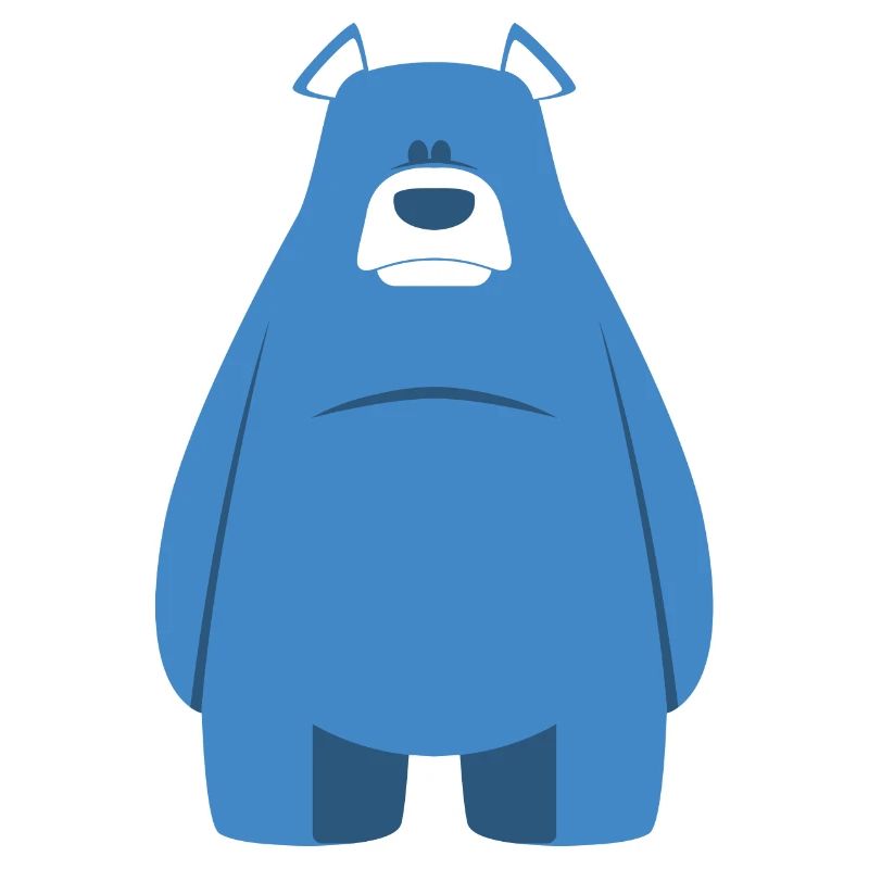blauer Teddybär