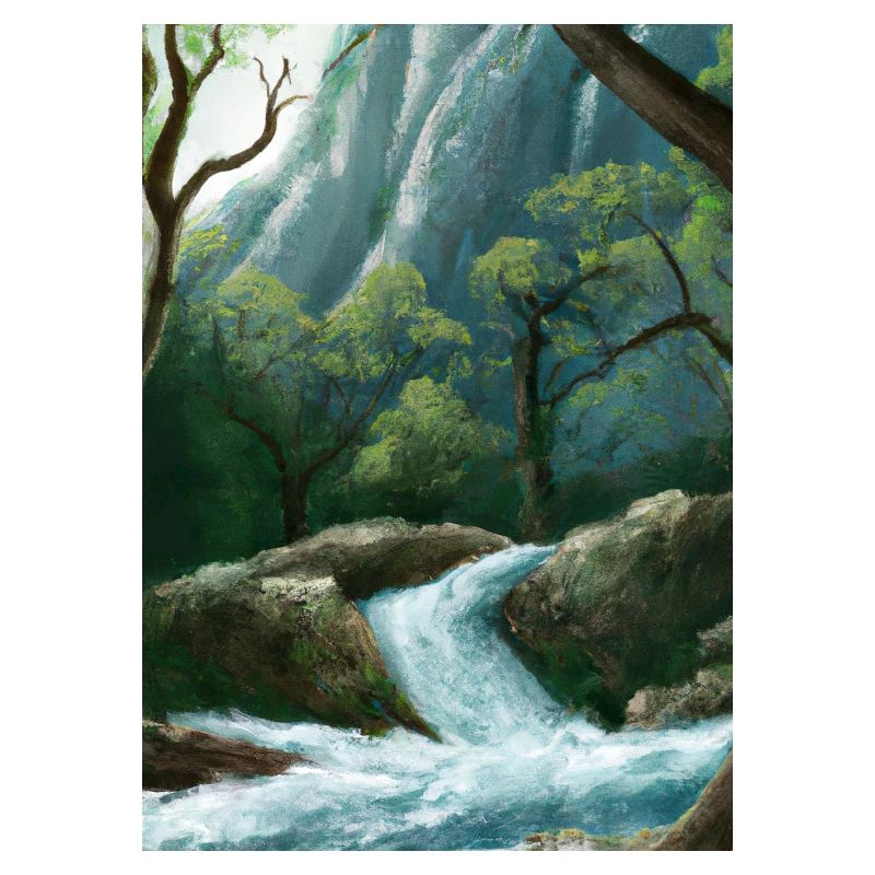 Forest River Wasserfall
