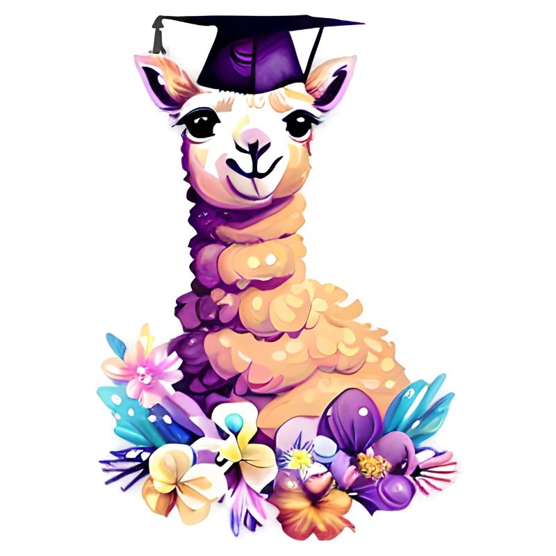 Bachelor Graduate School Leaving Certificate Alpaca Study