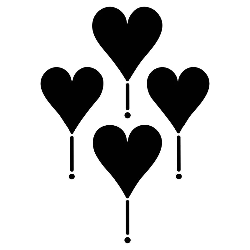 Herz-Luftballons