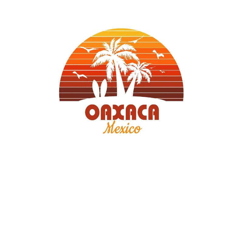 Cool Oaxaca Mexico Beach Sunset Souvenir