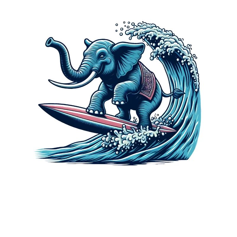 Surfender Elefant