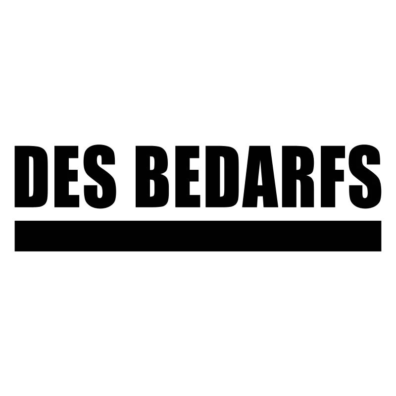 des bedarfs BLACK