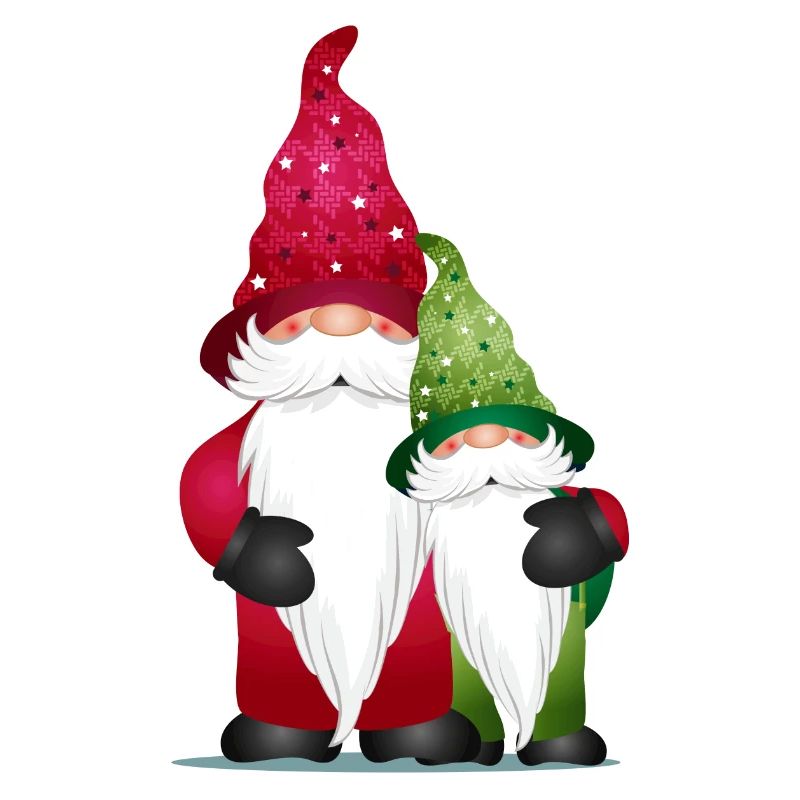 petits amis de lutins mignons pour Noël