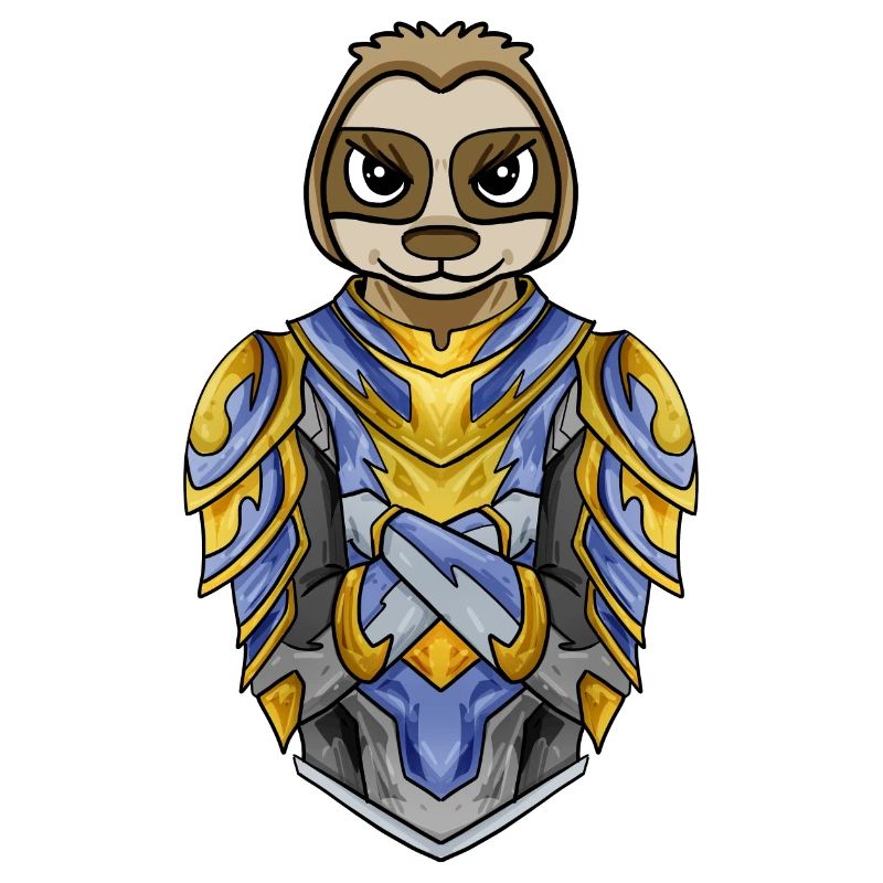 Knight Sloth cool