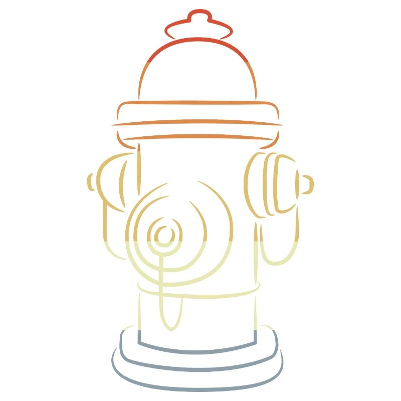 Retro Feuerhydrant
