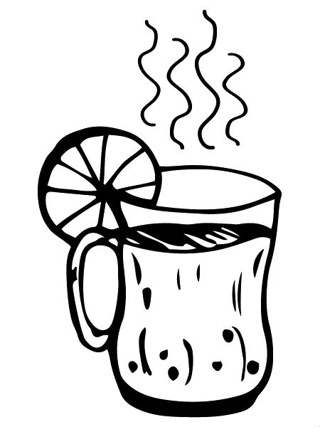 Mulled wine cup Christmas