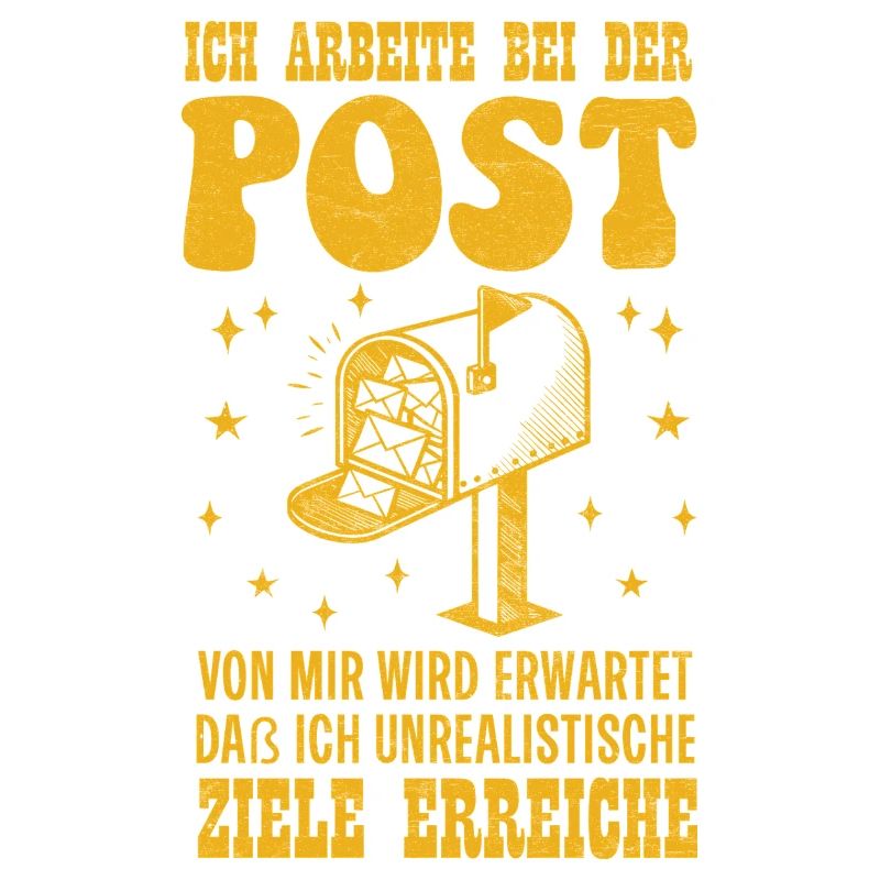 Postboten ICH ARBEITE BEI DER POST VON MIR WIRD
