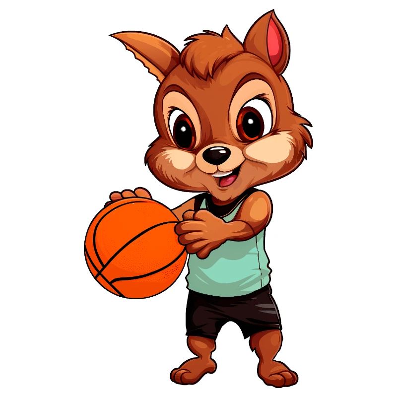 Squirrel Basketball Player