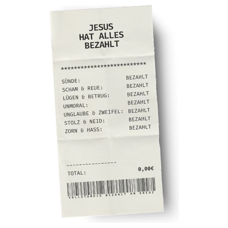 Jesus hat alles bezahlt 