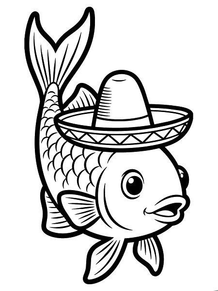 fish sombrero
