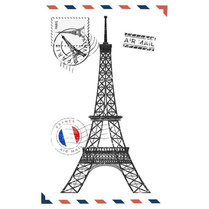 Paris Postcard Eiffel Tower