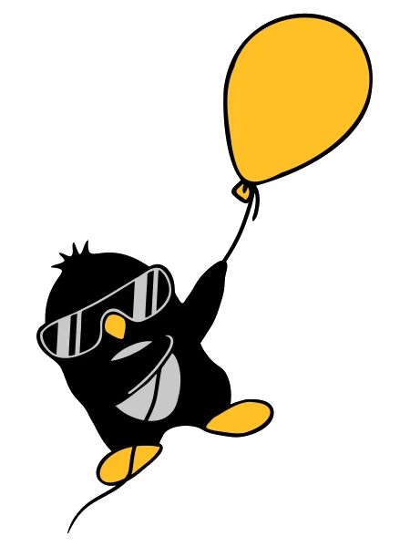 Le pingouin ballon s’envole