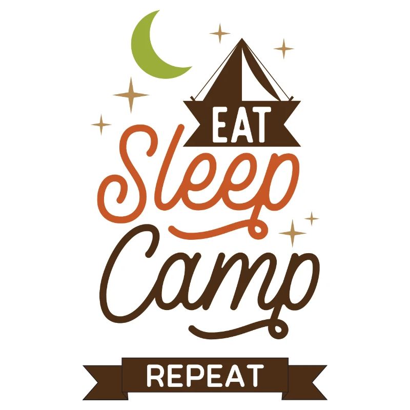 Manger Dormir Camp Répéter