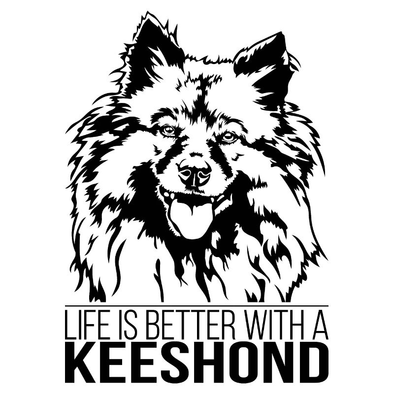 Keeshond life is better Wolfsspitz Dogs Wilsigns