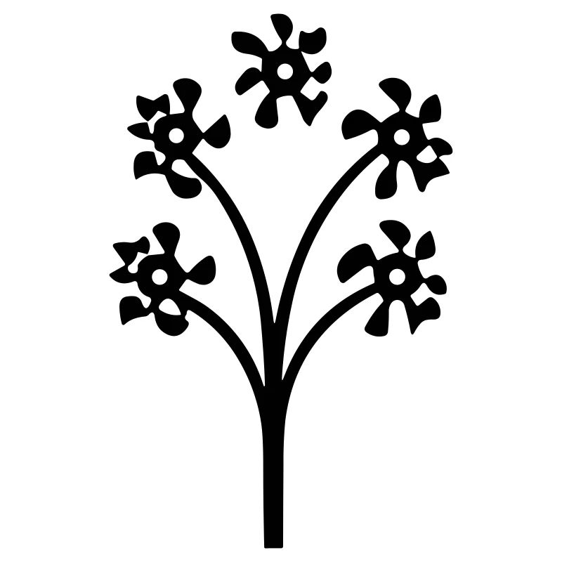 Flower with stem