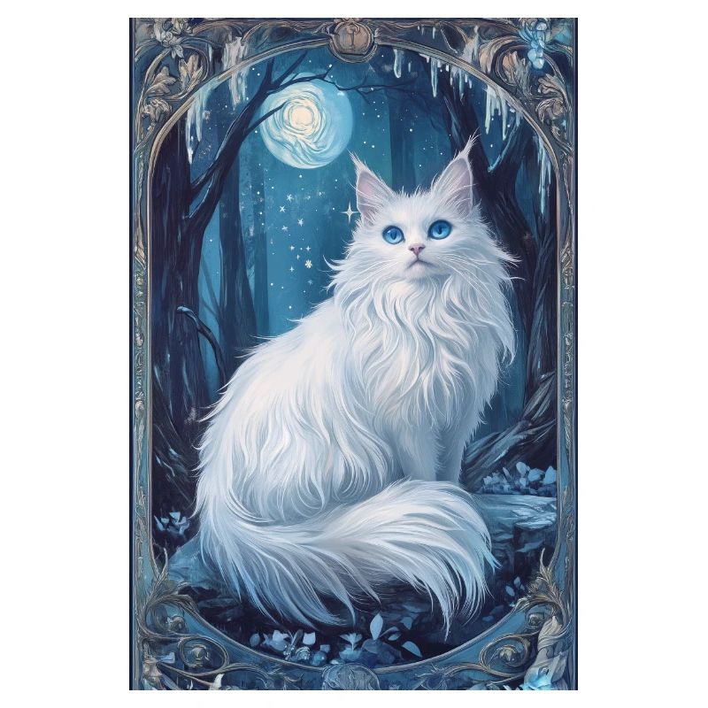 Cloudtail Cloud Tail Beau chat blanc hiver