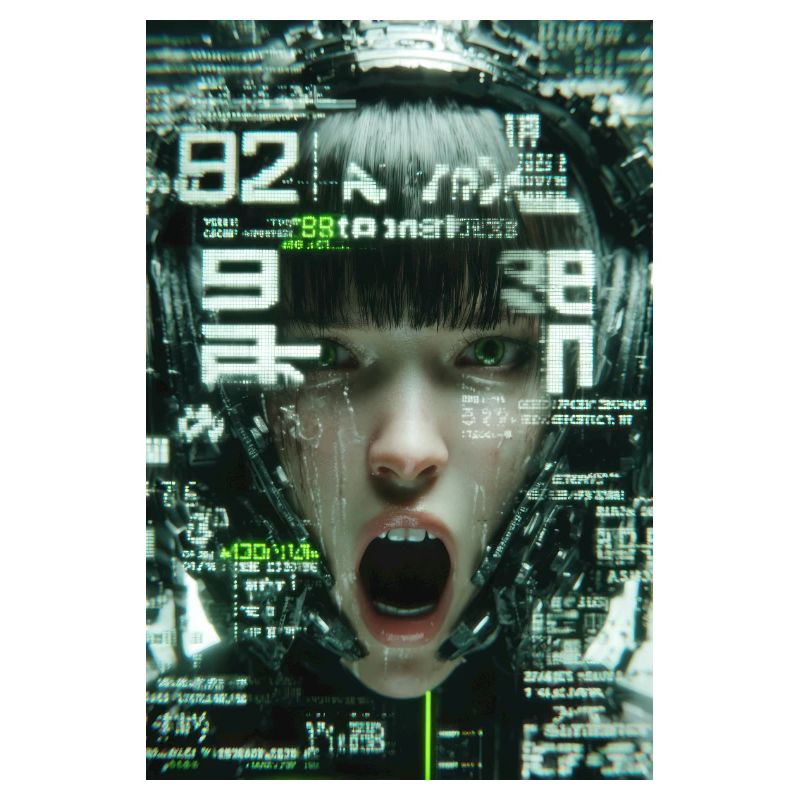 Cri numérique cyberpunk