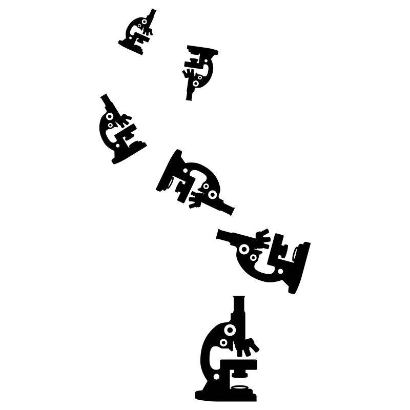 Icône d’icône de microscope