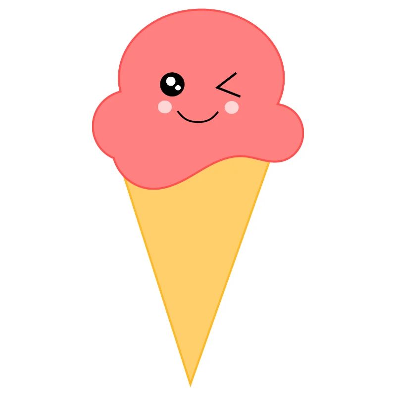 Eis Eiscreme Erdbeereis