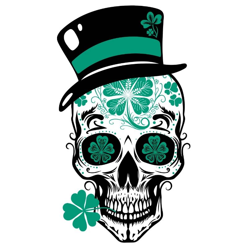 Crâne de sucre Saint-Patrick
