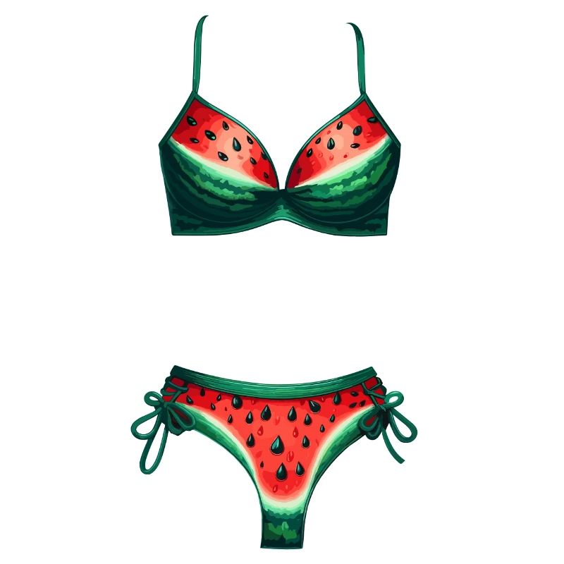 Chemise de bikini pastèque Cadeau pastèque