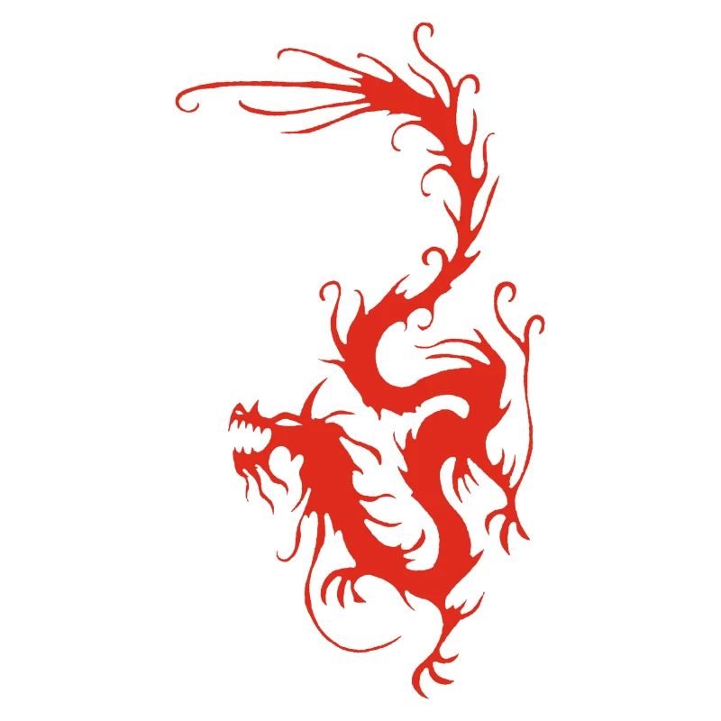 Roter Rauchdrache