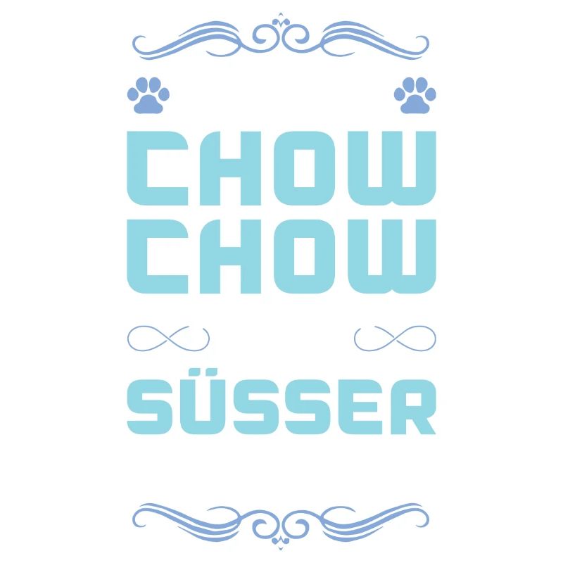 chow chow hund spruch