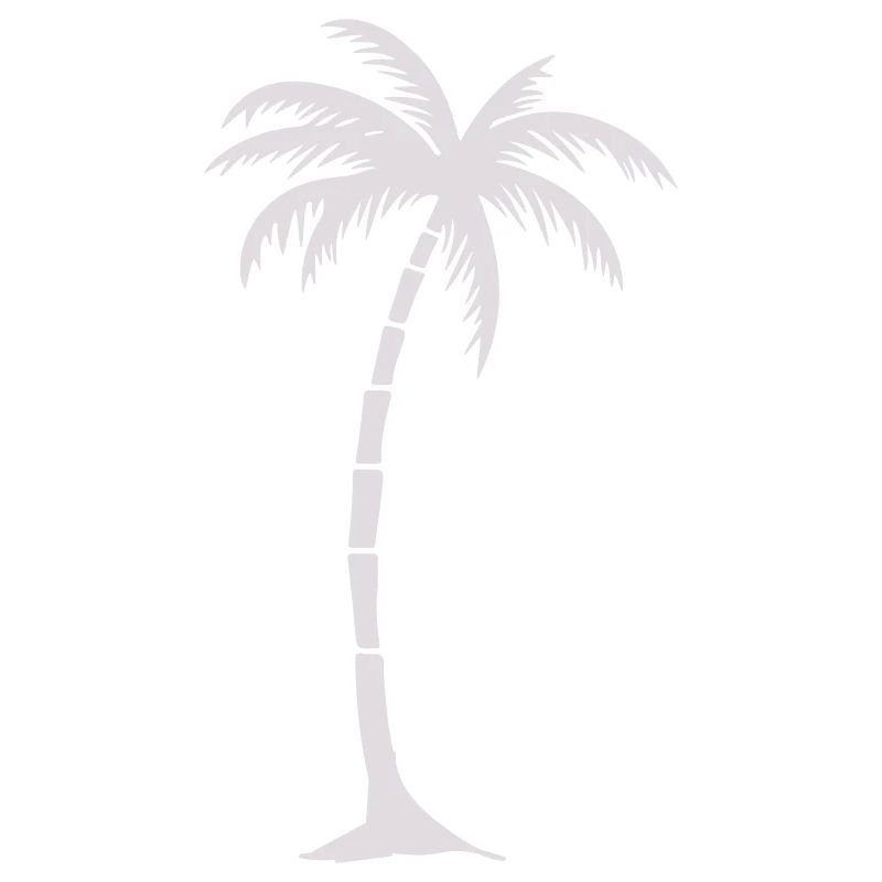Tropical Palm Tree Silhouette