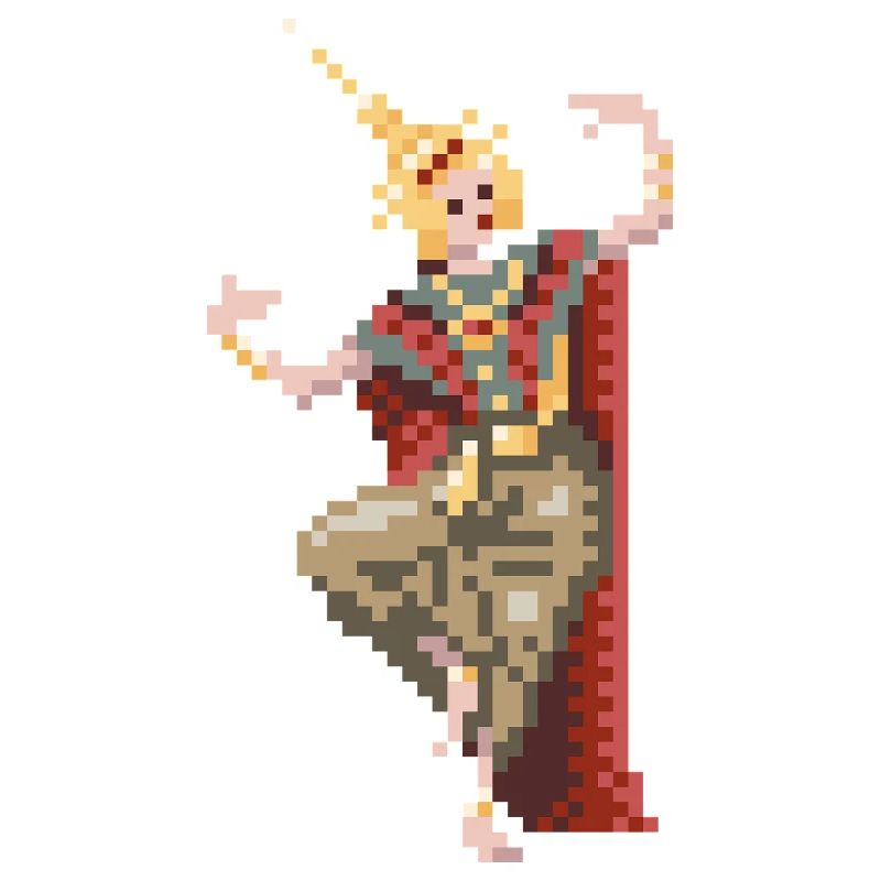 8bit thai dancer