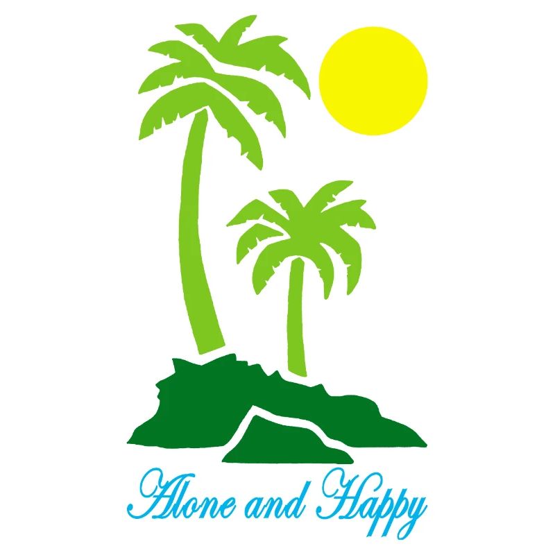 Alone and happy