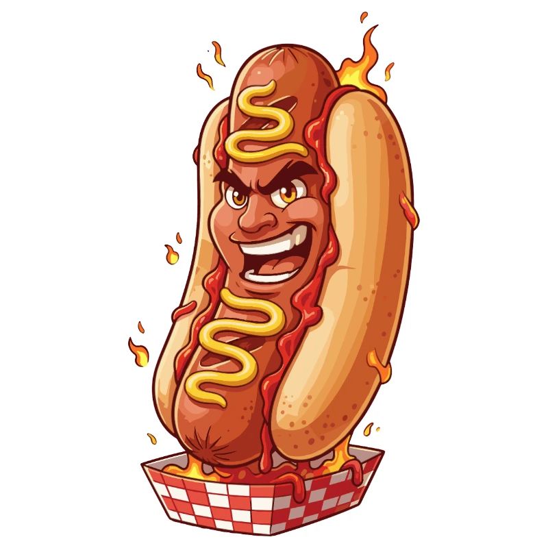 Fire Hot Dog