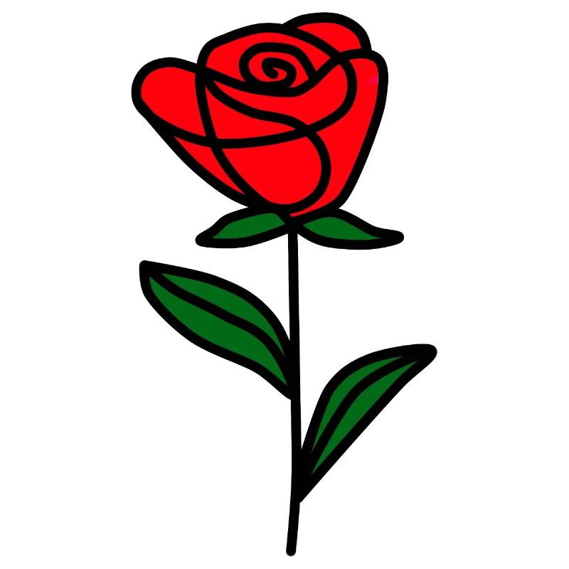 Minimalist Rose