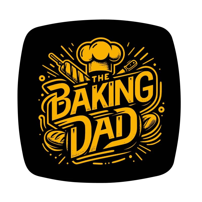 baking dad - father is a baker and bakes bread