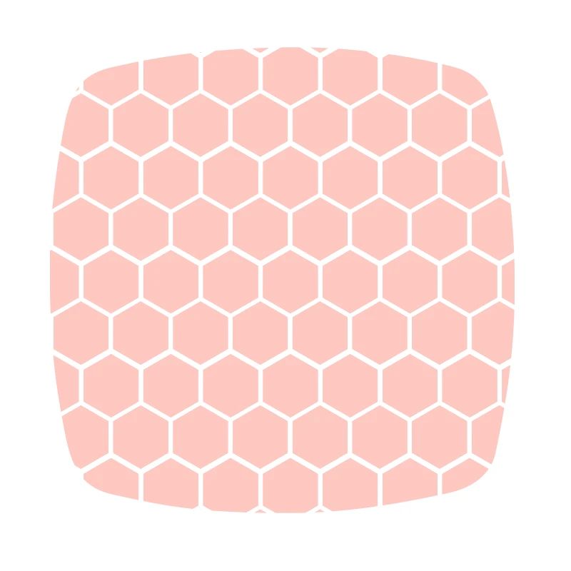 Pink Honeycomb Pattern