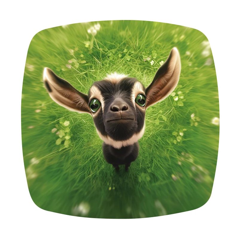 Little goat peeping