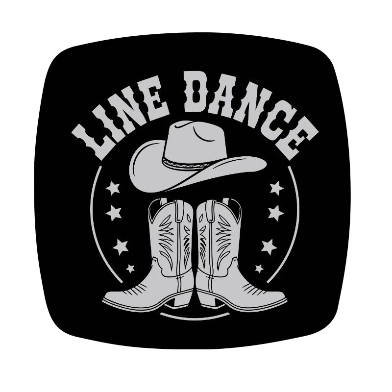Line Dance Button Magnet Line Dance Dance Hobby