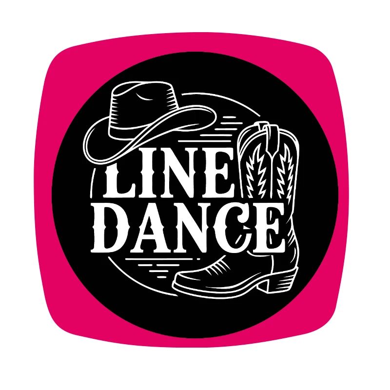 Line Dance Button Magnet Line Dance Dance Hobby